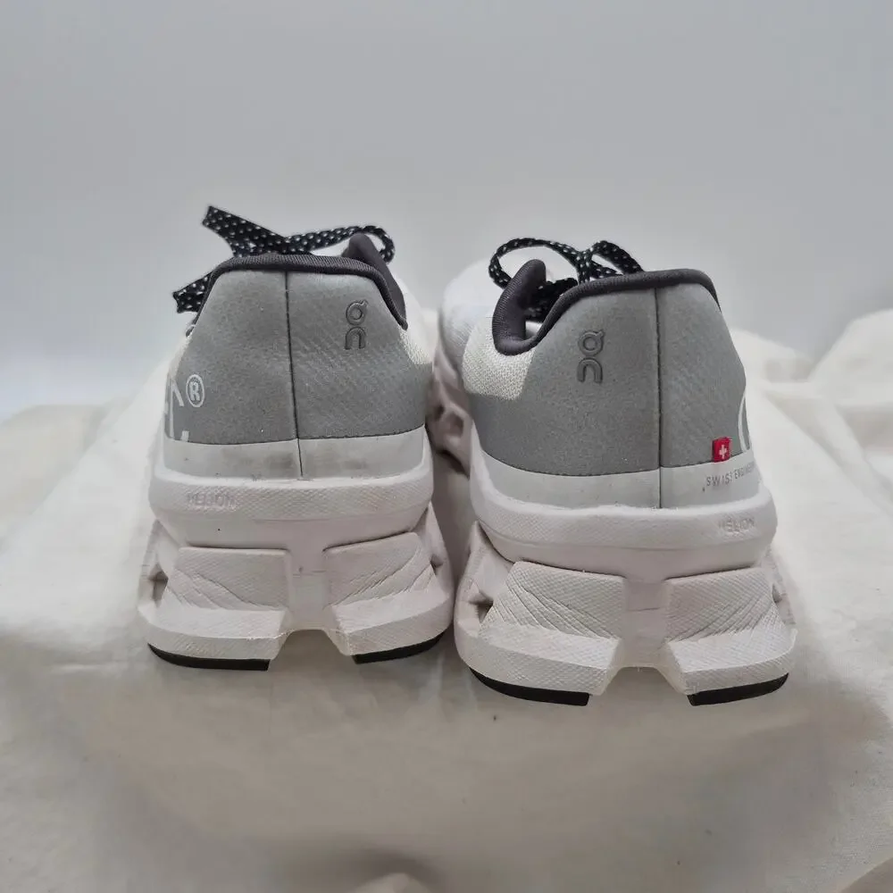 On Cloudmonster running shoes All White Women's Sneakers size 7.5 - Picture 5 of 8